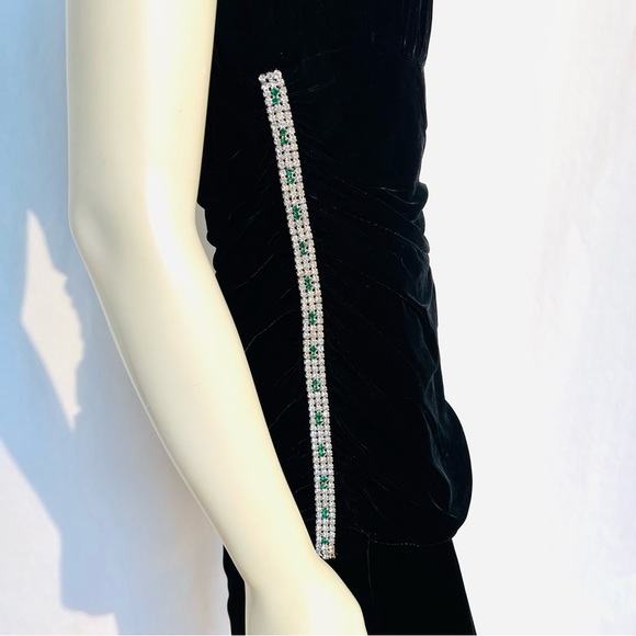 Oscar Di La Renta Miss O Vintage Velvet Dress - Picture 9 of 16